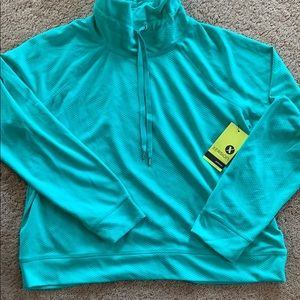Xersion pullover mint green/aqua  XL NWT